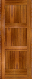 Flat  Panel   Jackson  Teak  Doors